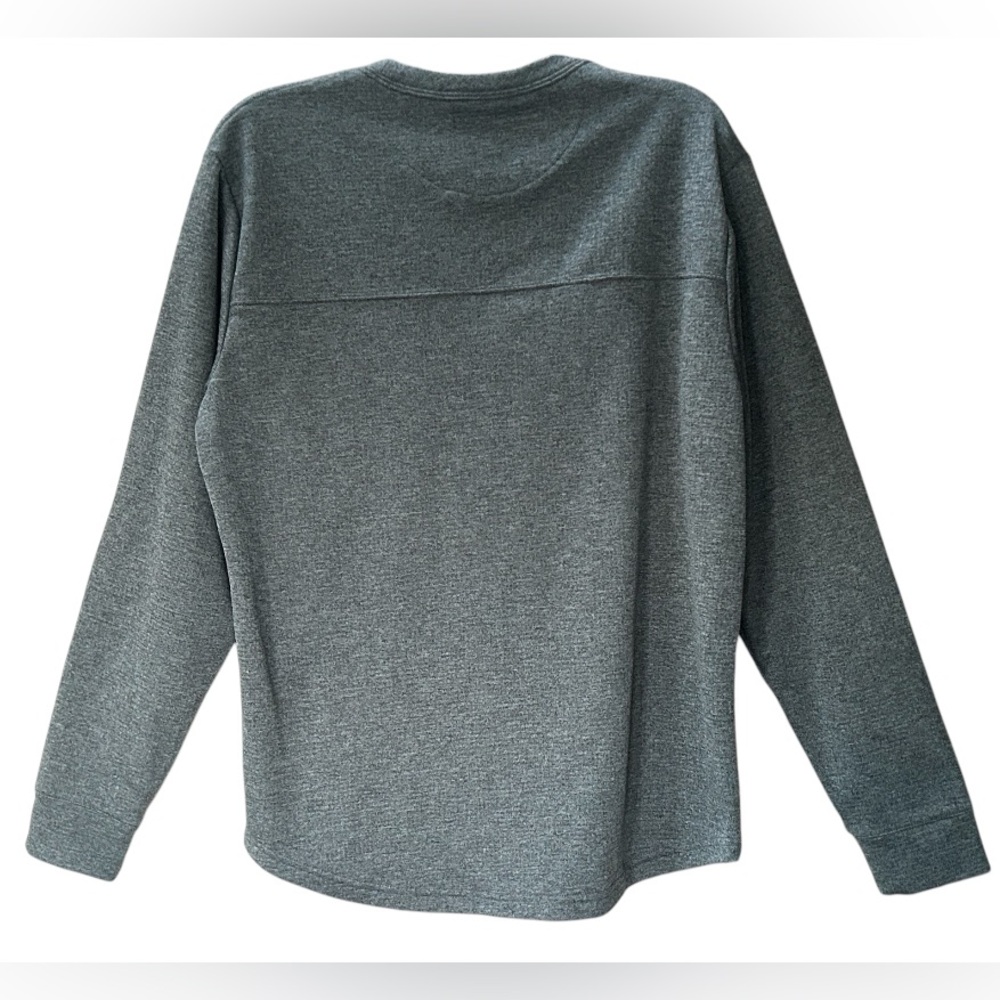 American Eagle Outfitters Charcoal Gray Jersey Waffle Knit Thermal Lining Size M - Picture 3 of 9